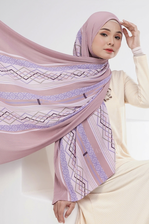 Hasna Lux Pleated 2.0 - Nude pink